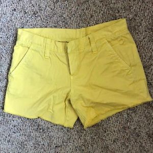 Hurleu shorts, women, size 5, yellow